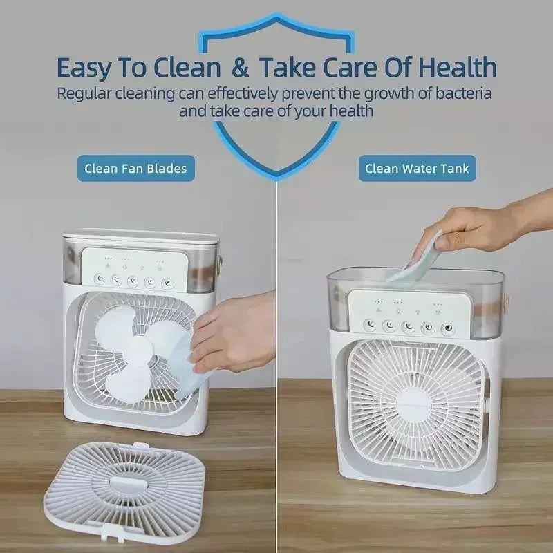 Multifunctional Humidification Fan — 3-in-1 Personal Air Cooler