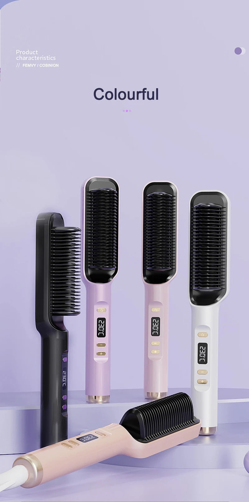 Electric Hot Comb Straight Hair