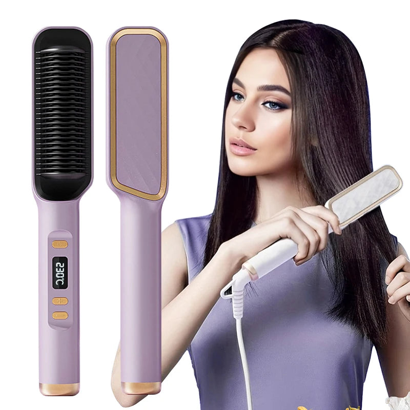 Electric Hot Comb Straight Hair