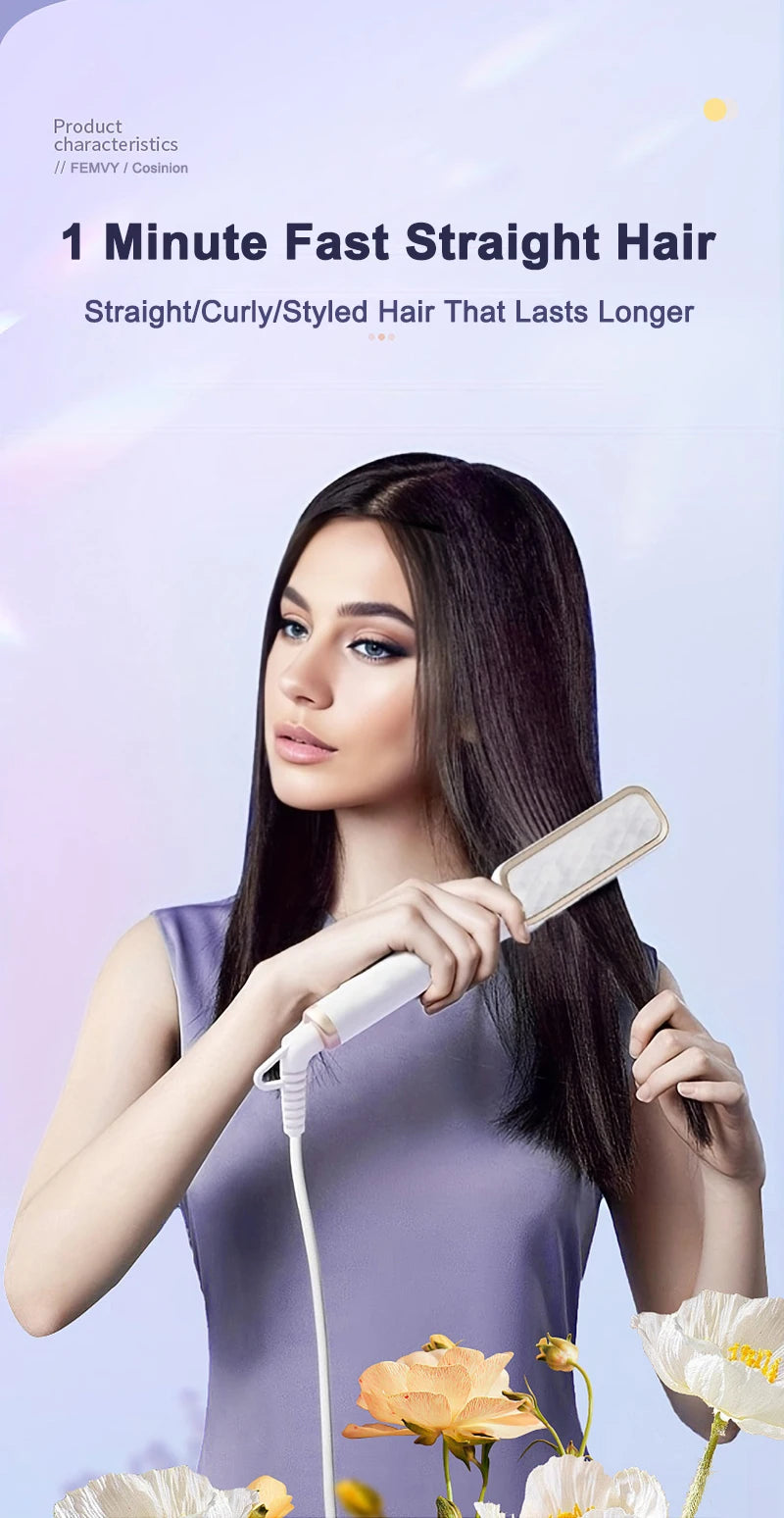 Electric Hot Comb Straight Hair