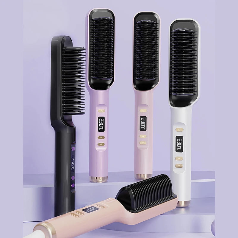 Electric Hot Comb Straight Hair