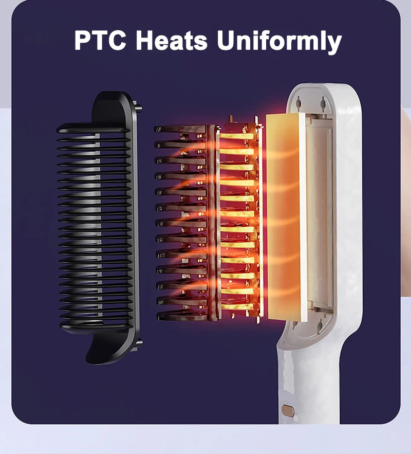 Electric Hot Comb Straight Hair