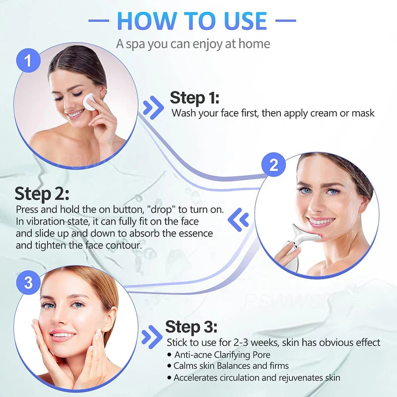 Anti Aging Facial & Neck Massager Beauty Device