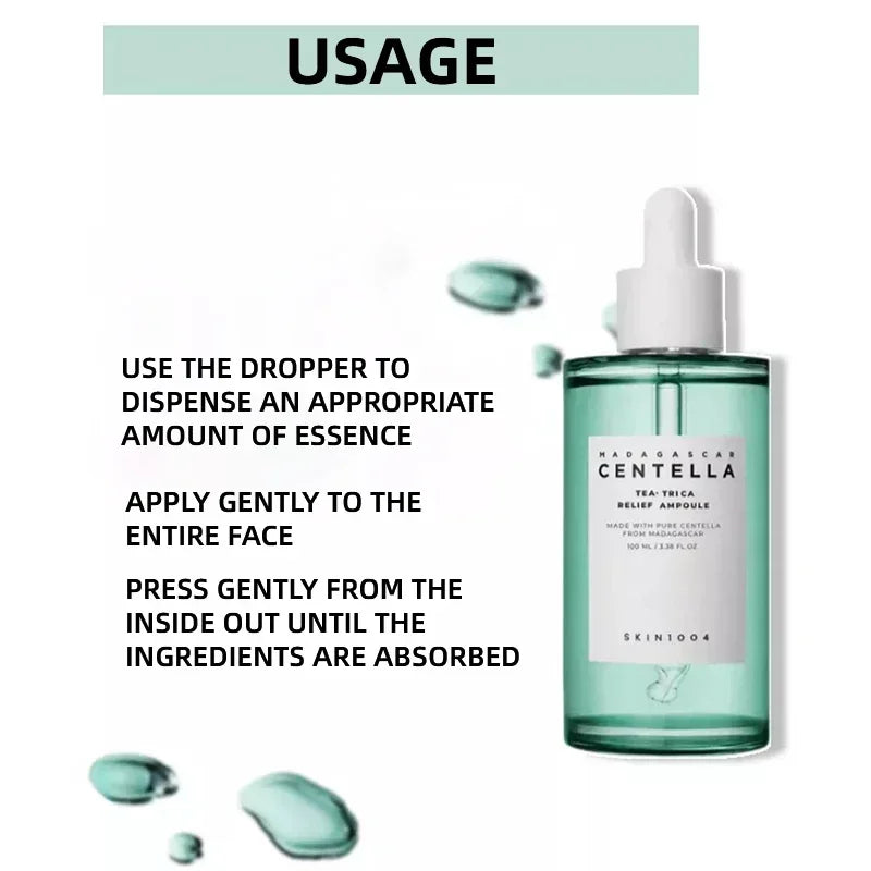 korean Centella Ampoule – Soothing & Hydrating Facial Serum for Acne, Pores, and Sensitive Skin