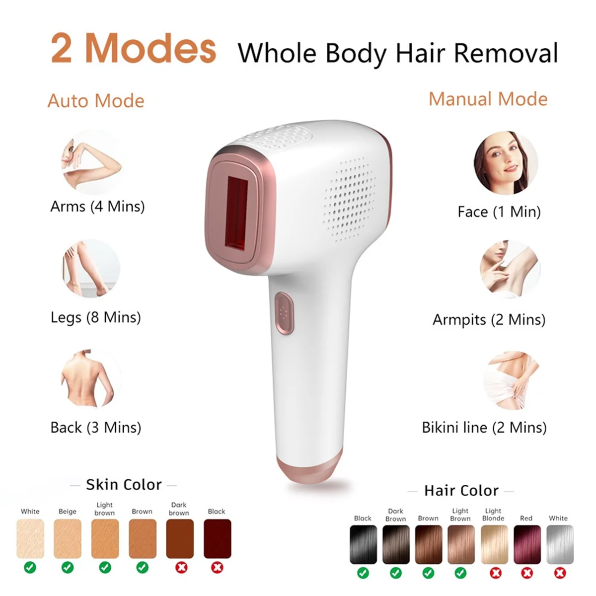 ice cooling  IPL Hair Removal Handset
