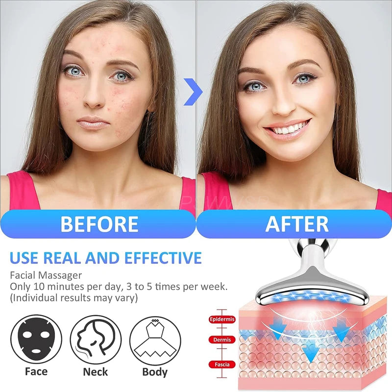 Anti Aging Facial & Neck Massager Beauty Device
