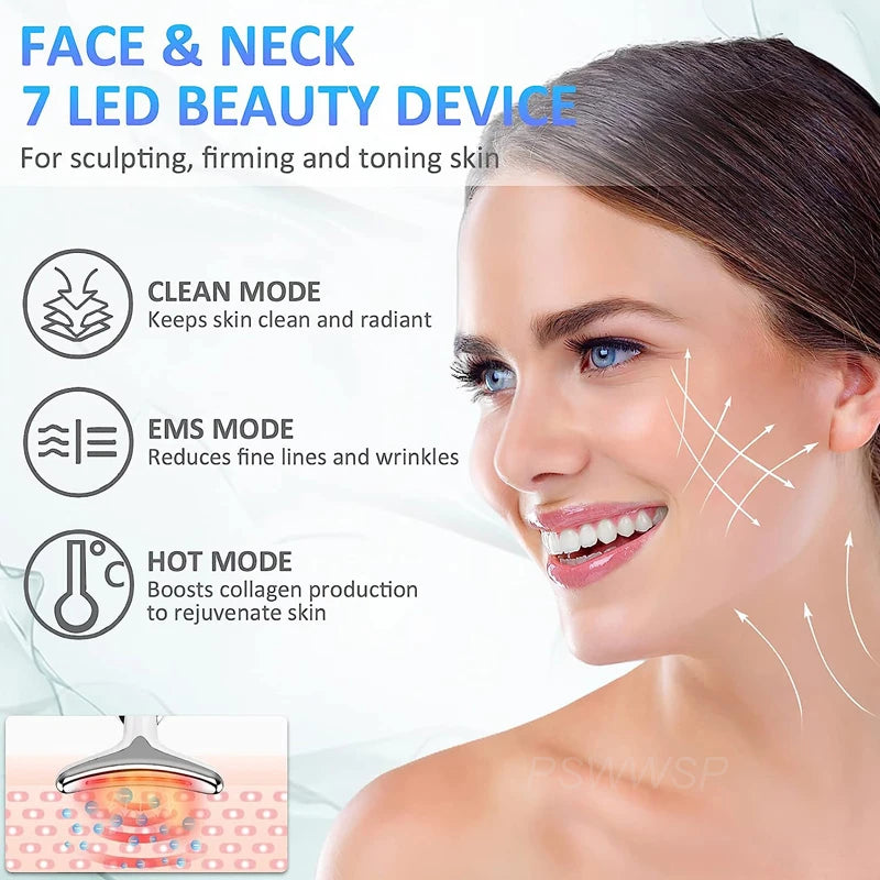 Anti Aging Facial & Neck Massager Beauty Device