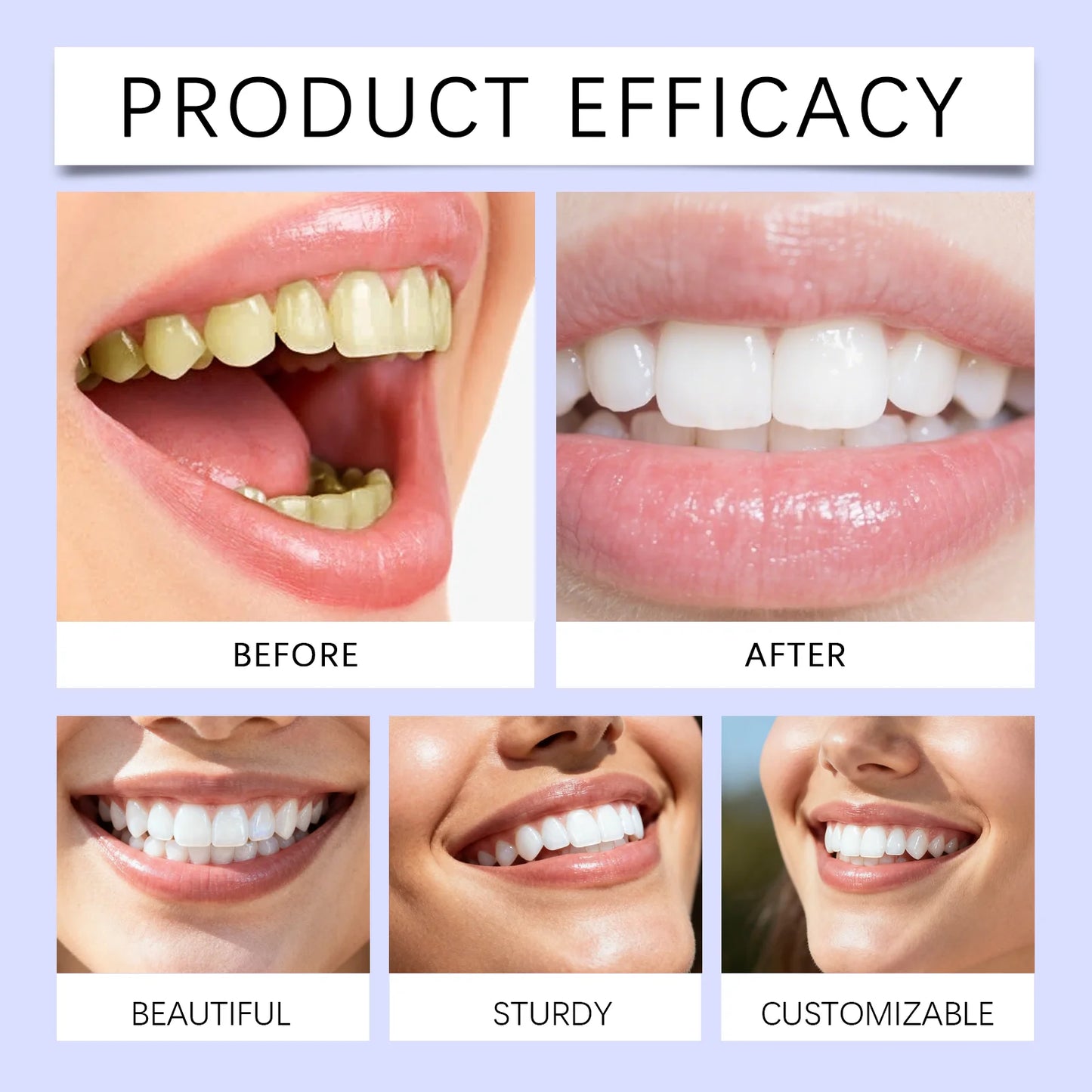 LumiWhite Purple Whitening Strips – Instant Bright Smile