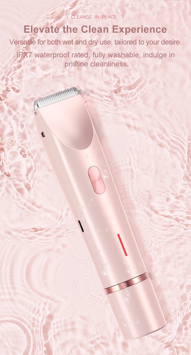 V.  Trimmer body hair removal