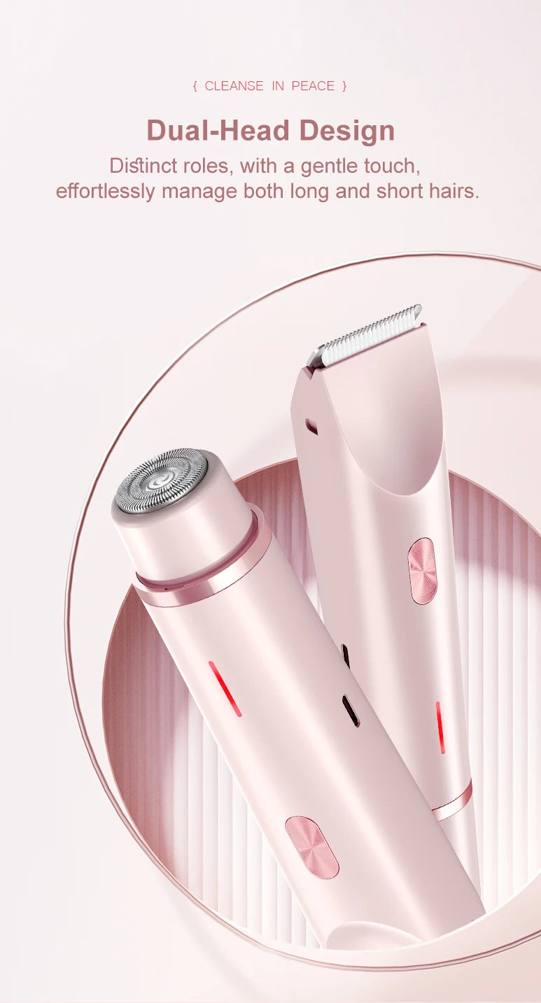 V.  Trimmer body hair removal
