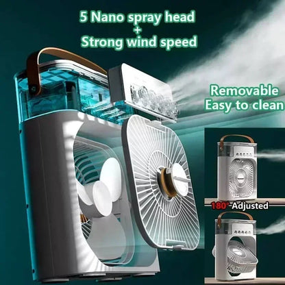 Multifunctional Humidification Fan — 3-in-1 Personal Air Cooler