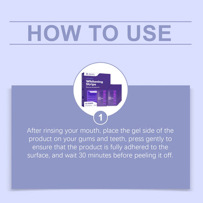 LumiWhite Purple Whitening Strips – Instant Bright Smile
