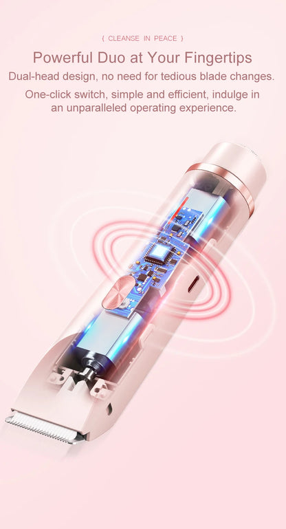 V.  Trimmer body hair removal