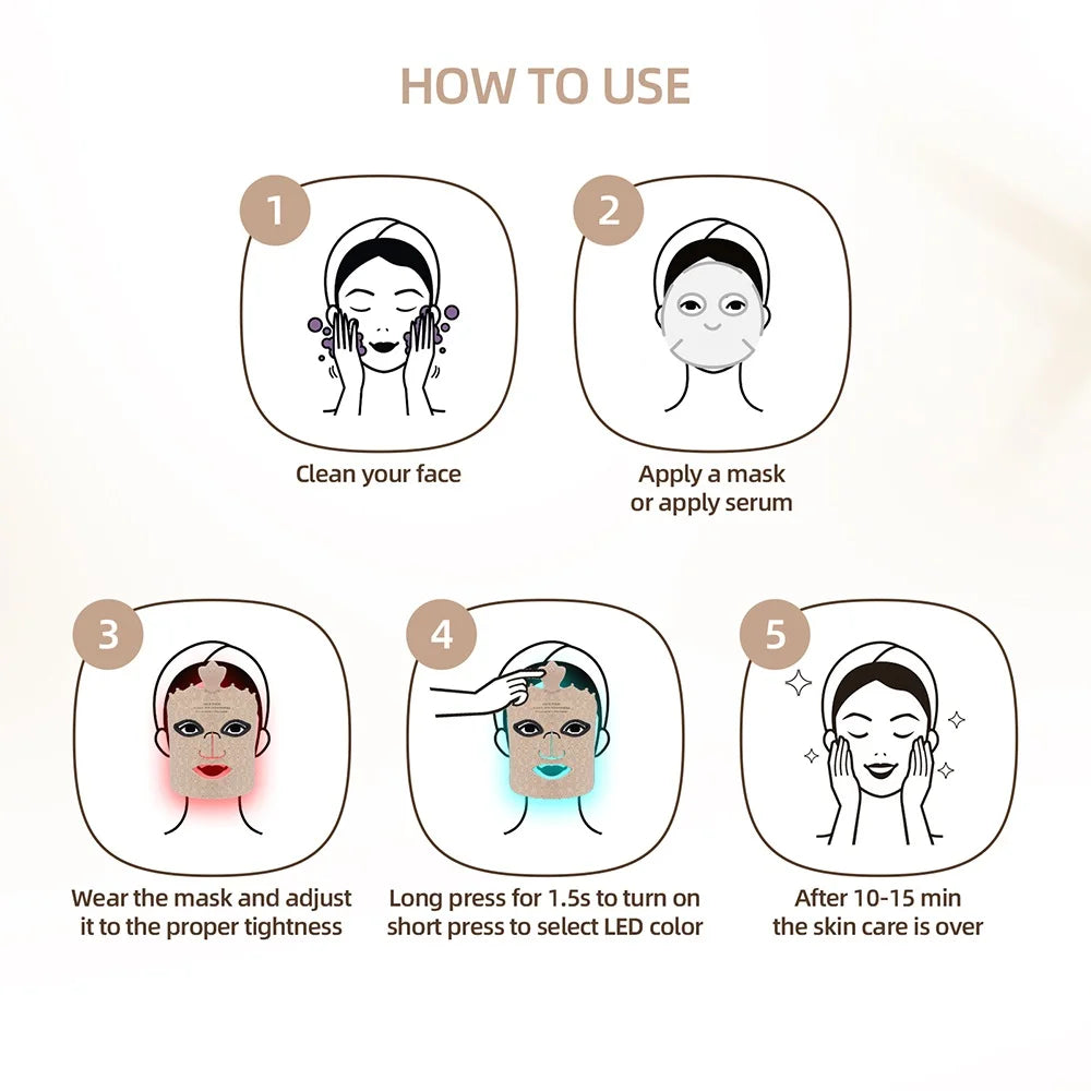 Deep Glow LED Anti Aging Mask