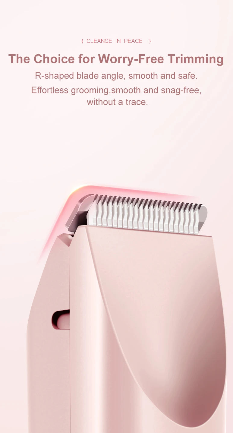 V.  Trimmer body hair removal