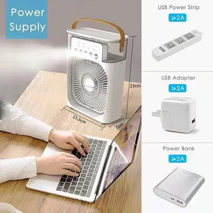 Multifunctional Humidification Fan — 3-in-1 Personal Air Cooler