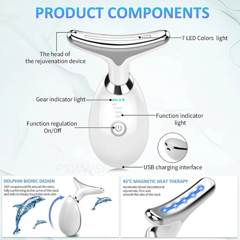 Anti Aging Facial & Neck Massager Beauty Device
