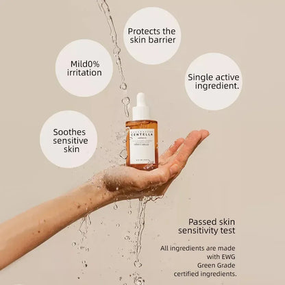 korean Centella Ampoule – Soothing & Hydrating Facial Serum for Acne, Pores, and Sensitive Skin
