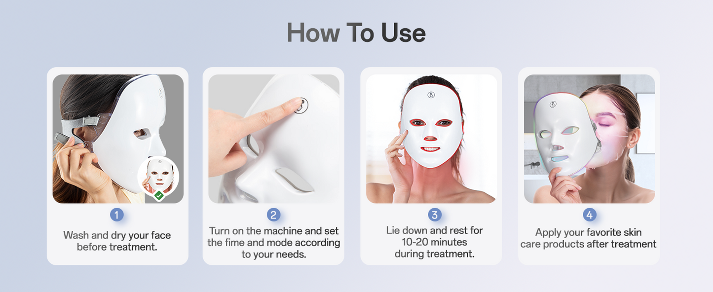 Wireless Anti aging light therapy