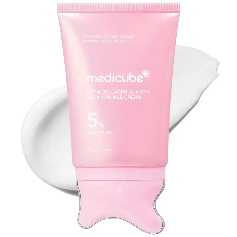 medicube PDRN Collagen Gua Sha Neck Wrinkle Cream