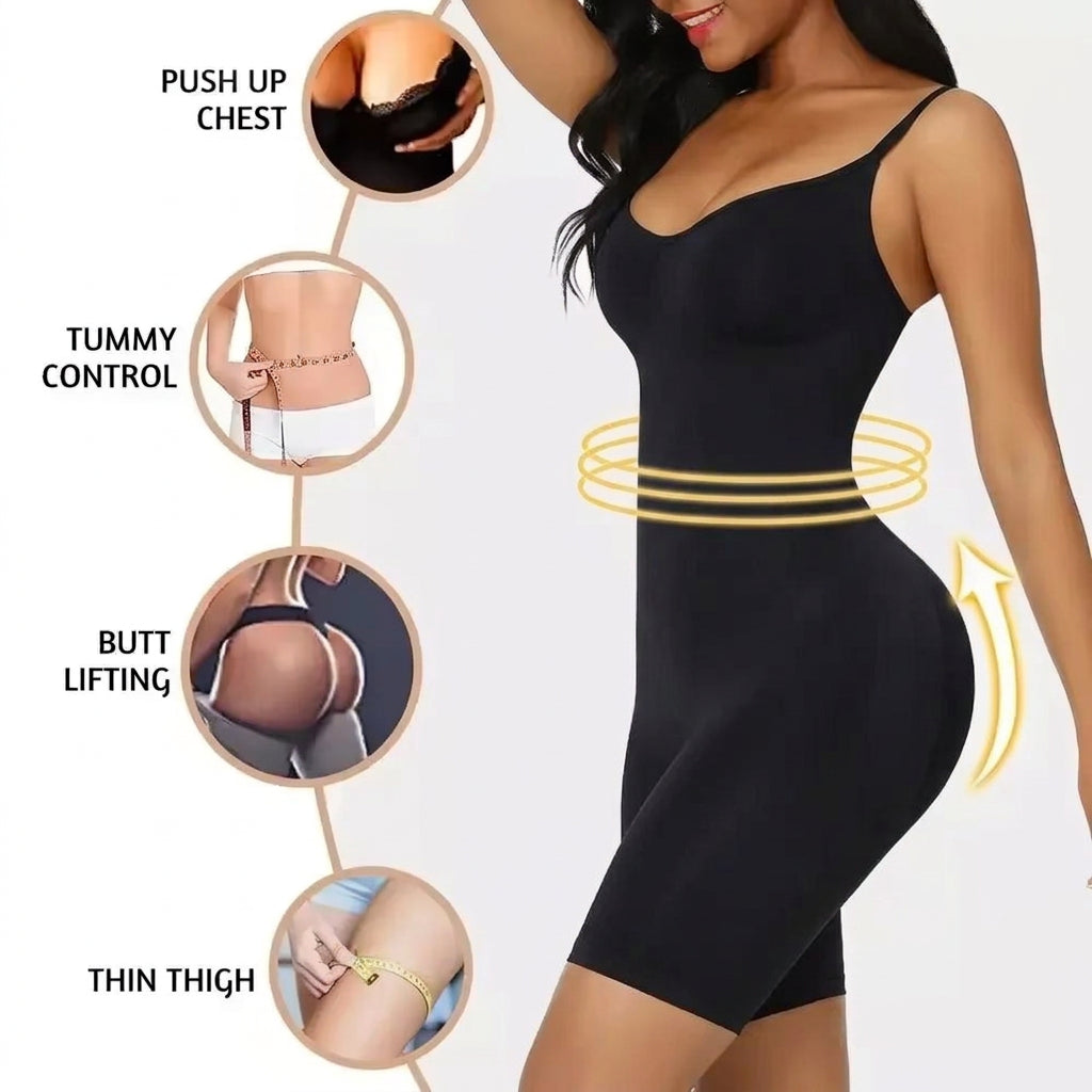 Black sculpting bodysuit