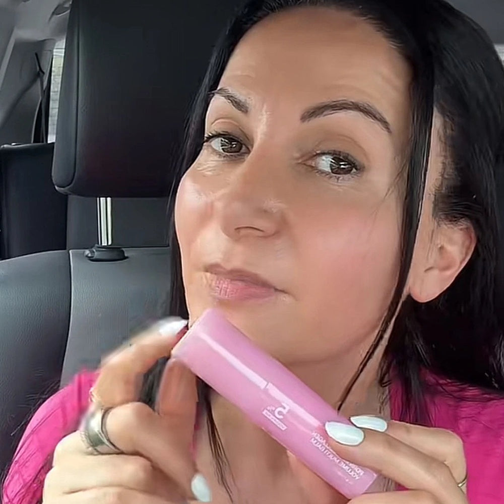Velviah customer holding the PDRN Volume Balm