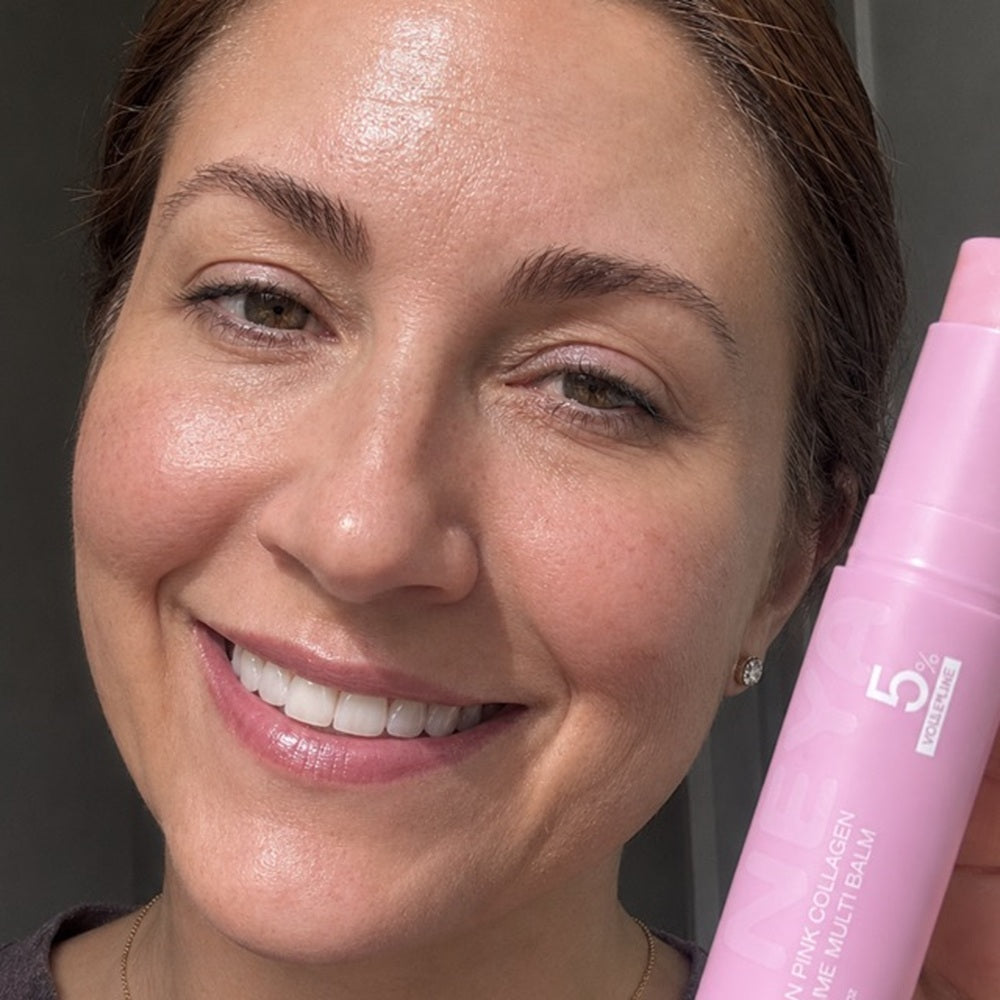 Velviah customer holding the PDRN Volume Balm