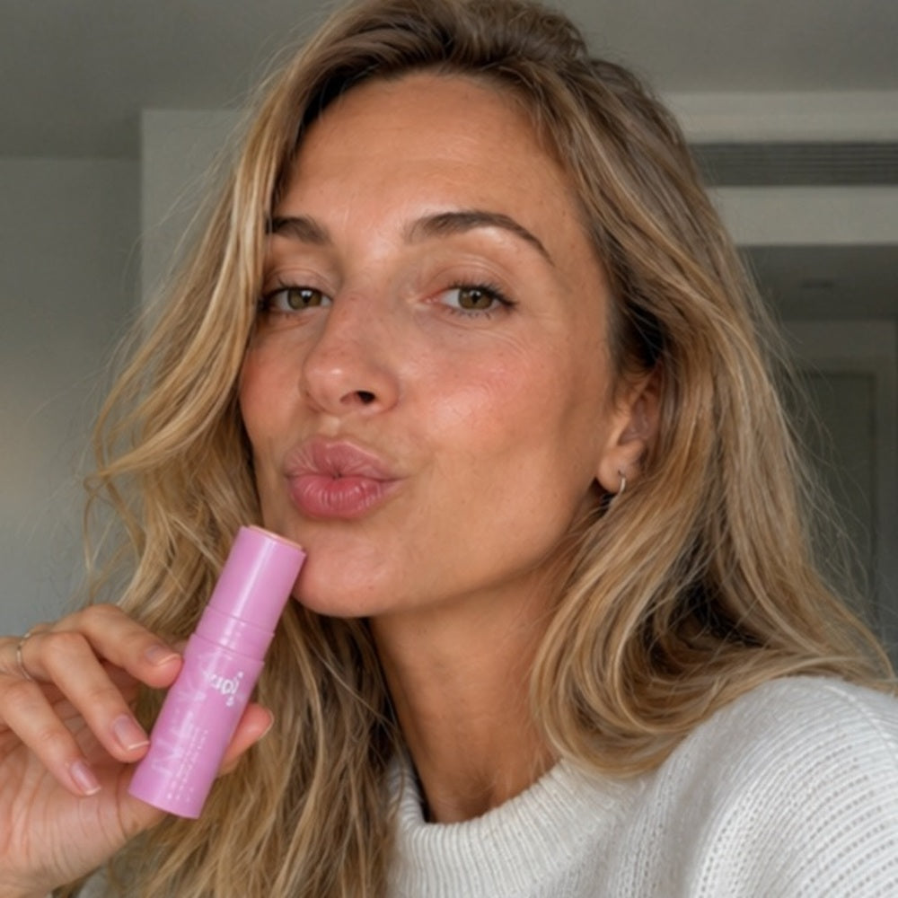 Velviah customer holding the PDRN Volume Balm